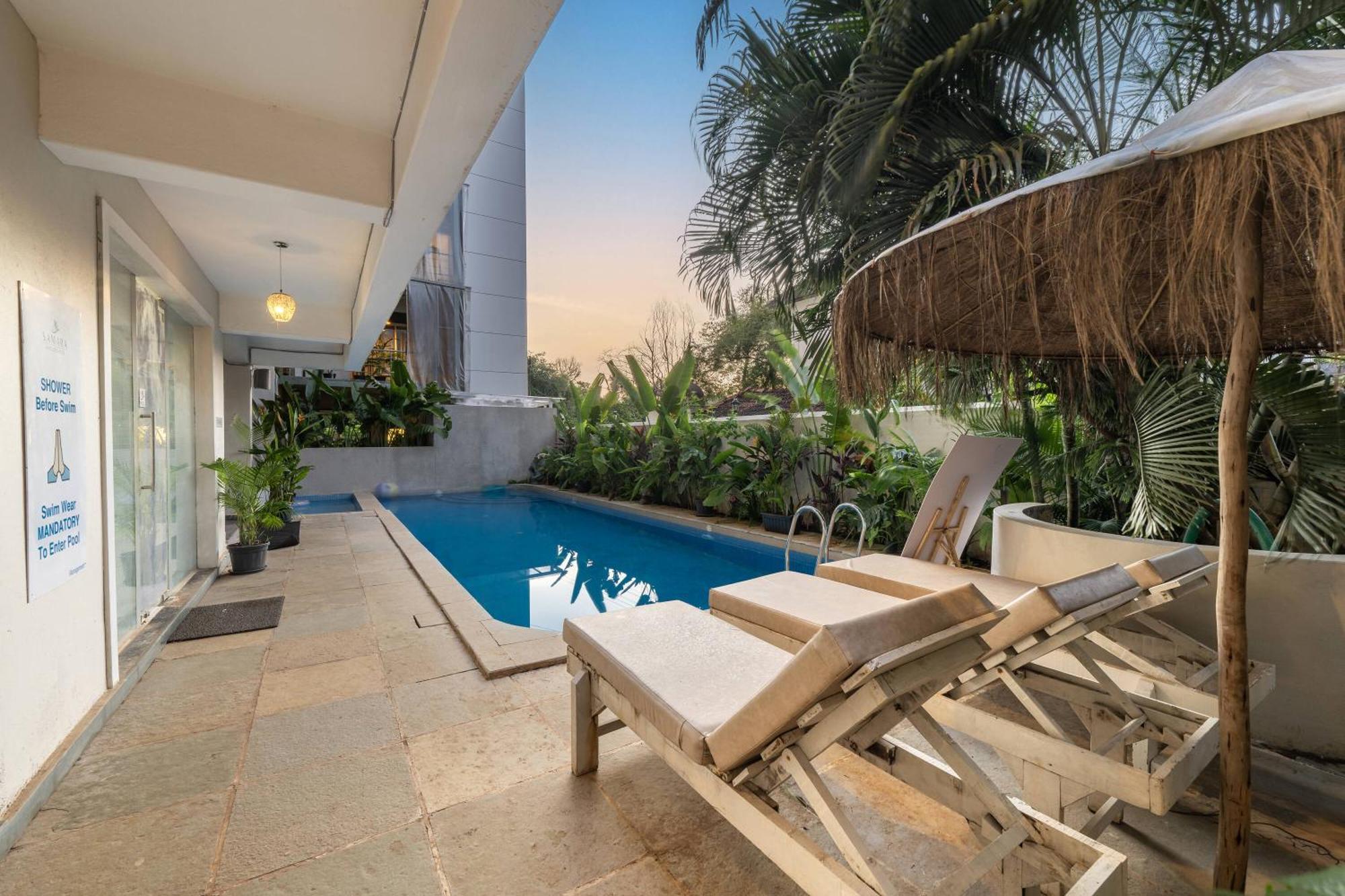 Hotel Echor Samara Morjim Goa Sea View Restro Exterior foto
