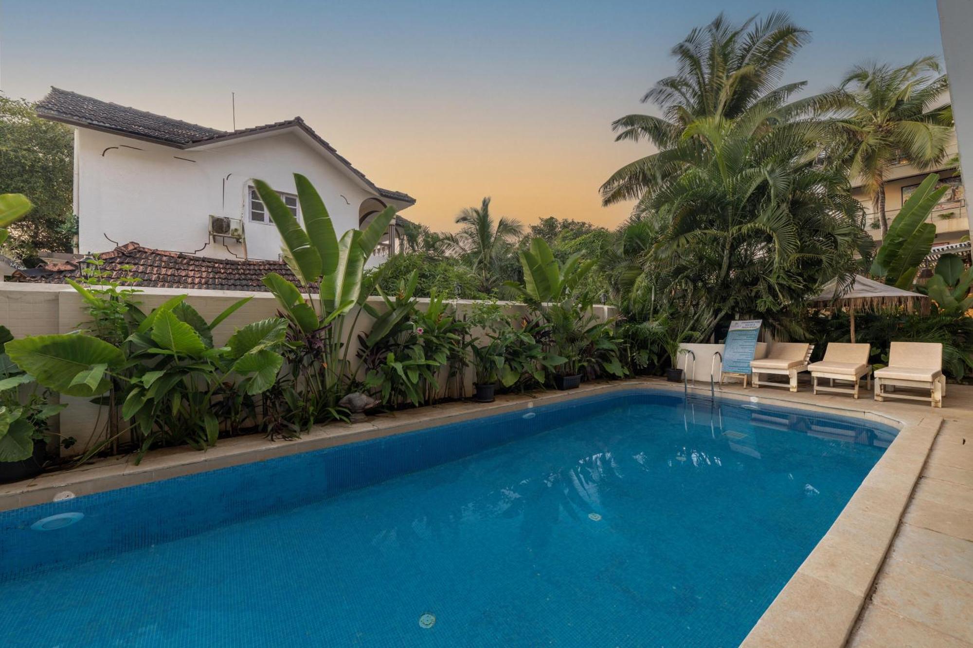 Hotel Echor Samara Morjim Goa Sea View Restro Exterior foto